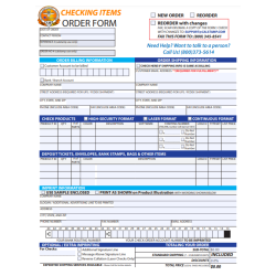 Check Order Form
